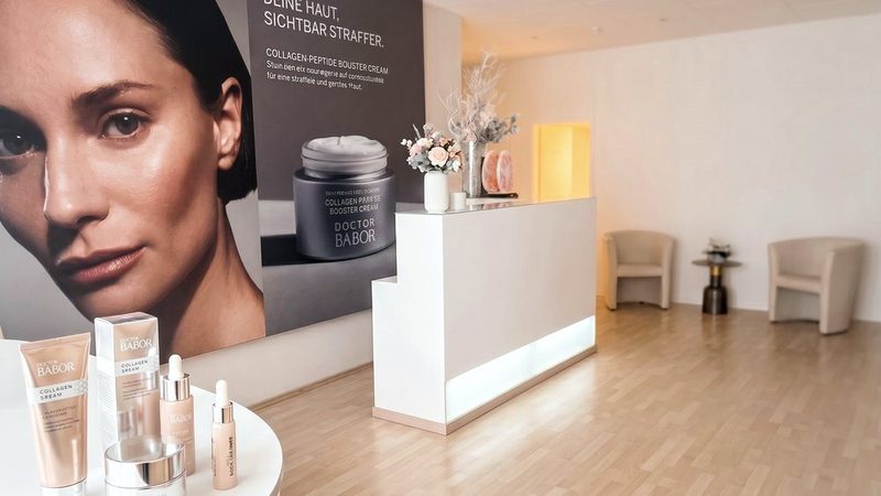 Empfangsbereich des Kosmetikinstituts Beauty Boulevard in Frankenthal